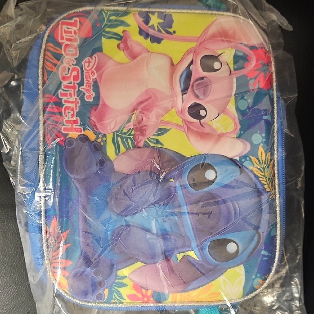 Disney Lilo & Stitch Blue and Pink Kids Bag